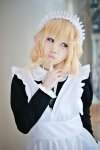 apron blonde_hair blouse cosplay hairband hana_(ii) jumper maid maid_uniform tamae zone-00 rating:Safe score:1 user:nil!