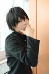 blazer cigarette cosplay crossplay durarara!! orihara_izaya satsuki school_uniform rating:Safe score:0 user:nil!