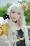 blouse cosplay gloves hairband hinomura_uta idolmaster shijou_takane silver_hair rating:Safe score:0 user:nil!