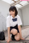 blouse bookbag kneesocks pleated_skirt ryouka school_uniform skirt rating:Safe score:1 user:nil!