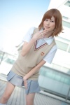 blouse cosplay futsure misaka_mikoto pleated_skirt skirt sweater to_aru_kagaku_no_railgun rating:Safe score:0 user:pixymisa