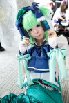 blouse bows cardfight!!_vanguard cosplay doraibukarutetto_furo-su green_hair headdress headset ibuki_fuu mermaid rating:Safe score:1 user:pixymisa
