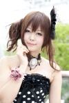 akatsuki_ayumu cosplay dress headdress necklace strapless tagme_character tagme_series rating:Safe score:0 user:pixymisa