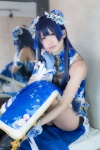 blue_hair boots cosplay double_bun fingerless_gloves hello!_aki_love_live!_participation itsuki_akira love_live!_school_idol_project skirt sonoda_umi tubetop rating:Safe score:0 user:nil!