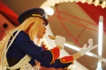 band_uniform cosplay gloves hat macross macross_frontier microphone mika pink_hair sheryl_nome rating:Safe score:0 user:nil!