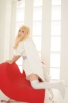 blonde_hair cape cosplay deep_rabbit dress macross macross_frontier macross_frontier:_itsuwari_no_utahime saku sheryl_nome thighhighs zettai_ryouiki rating:Safe score:0 user:nil!