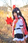 amatsuka_miyu blouse cosplay fan pleated_skirt scarf shameimaru_aya skirt tokin_hat touhou wings rating:Safe score:0 user:nil!