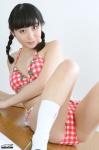 4k-star_268 bikini cleavage kneesocks suzumoto_megumi swimsuit twin_braids rating:Safe score:0 user:nil!
