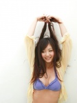bathroom bikini_top blouse cleavage murakami_yuri open_clothes swimsuit rating:Safe score:1 user:nil!