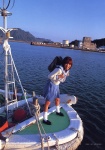 backpack boat costume hatachi_20 ichikawa_yui loose_socks miniskirt ocean pleated_skirt sailor_uniform school_uniform skirt socks rating:Safe score:0 user:nil!