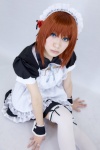 cosplay higurashi_no_naku_koro_ni maid orange_hair ryuuguu_rena thighhighs yaya rating:Safe score:1 user:Log