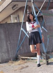 blouse costume eikura_nana miniskirt pleated_skirt sailor_uniform school_uniform skirt socks rating:Safe score:0 user:nil!