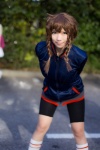 amane_suzuha cosplay kneesocks michiko shorts steins;gate track_jacket twin_braids rating:Safe score:1 user:nil!