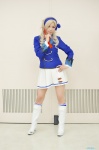 aikatsu! blazer blouse boots cosplay hairband kneehighs kurosawa_rin_(aikatsu!) multi-colored_hair pantyhose pleated_skirt rinana school_uniform sheer_legwear skirt rating:Safe score:0 user:nil!