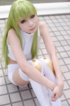 boots cc code_geass cosplay croptop green_hair kanda_midori shorts thighhighs rating:Safe score:3 user:nil!
