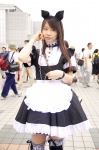 animal_ears apron cat_ears collar cosplay leash maid maid_uniform pochi tagme_character tagme_series thighhighs rating:Safe score:1 user:nil!