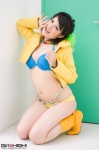 bikini boots cleavage girlz_high jacket striped swimsuit taneda_chieri rating:Safe score:0 user:nil!