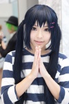 asae_ayato cosplay hair_clips k-on! nakano_azusa tshirt twintails rating:Safe score:1 user:pixymisa