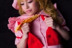 blonde_hair blouse cosplay eastern_fran flandre_scarlet hat suzuka touhou vest rating:Safe score:1 user:nil!