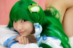 cosplay detached_sleeves green_hair kochiya_sanae lenfried pasties touhou rating:Safe score:1 user:nil!
