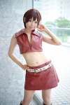 boots brown_eyes cosplay croptop meiko miniskirt pantyhose seino_merika sheer_legwear skirt vocaloid rating:Safe score:0 user:pixymisa