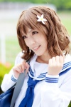 chamaro cosplay hanasaku_iroha matsumae_ohana sailor_uniform school_uniform skirt tie rating:Safe score:0 user:DarkSSA