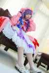 amatsuka_miyu cosplay dress hat patchouli_knowledge purple_hair robe thighhighs touhou rating:Safe score:0 user:nil!