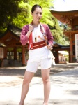 fan jacket shorts tani_momoko tank_top rating:Safe score:1 user:nil!