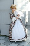 blonde_hair cosplay fan gown hairband marie_antoinette rose_of_versailles zero_inch rating:Safe score:1 user:nil!
