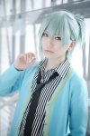 blue_hair cardigan cosplay crossplay dress_shirt mikaze_ai tie uta_no_prince-sama yaya rating:Safe score:0 user:nil!