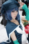 blue_hair cape cosplay detached_sleeves dragon_quest_ix dress hat sage_(dragon_quest) scarf yukino_koro rating:Safe score:1 user:Kryzz