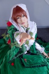 bonnet cosplay dress haru_naoki heterochromia roses rozen_maiden ruffles suiseiseki vines rating:Safe score:0 user:nil!