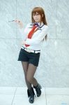 blouse boots cosplay glasses makise_kurisu pantyhose satori shorts steins;gate tie rating:Safe score:4 user:nil!