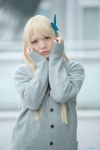 blonde_hair blouse boku_wa_tomodachi_ga_sukunai cardigan cosplay hair_ornament kashiwazaki_sena school_uniform utatane_orepa rating:Safe score:0 user:nil!
