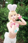 animal_ears bunny_ears cosplay halter_top kage_tora original shorts tail rating:Safe score:0 user:nil!