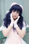 blue_hair cardcaptor_sakura cosplay daidouji_tomoyo dress gloves hairbow rissu wings rating:Safe score:0 user:nil!