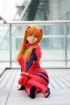 blue_eyes bodysuit cosplay hair_pods mumuko neon_genesis_evangelion red_hair soryu_asuka_langley rating:Safe score:1 user:pixymisa