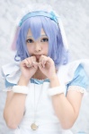 animal_ears apron blue_hair bunny_ears cosplay dress hairband kai_(ii) maid maid_uniform tagme_character tagme_series rating:Safe score:0 user:nil!
