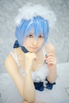 ayanami_rei blue_hair cosplay dress hairband nana neon_genesis_evangelion pantyhose scarf sheer_legwear rating:Safe score:1 user:nil!
