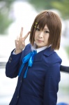 blazer blouse cosplay hair_clips hirasawa_yui k-on! meroco school_uniform rating:Safe score:0 user:pixymisa