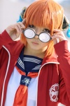 cosplay gintama glasses gym_uniform kagura kira orange_hair sailor_uniform school_uniform track_suit rating:Safe score:0 user:nil!