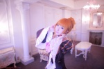 beatrice braid choker cosplay gown orange_hair saku umineko_no_naku_koro_ni rating:Safe score:0 user:nil!