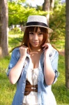 blouse cleavage dgc_0972 dress hikita_saya straw_hat rating:Safe score:0 user:nil!