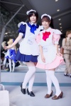 apron bowtie cosplay dream_girl dream_party hairband maid maid_uniform minatsuki_naru thighhighs tomoyo zettai_ryouiki rating:Safe score:1 user:pixymisa