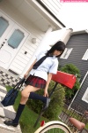 bicycle blouse bookbag costume kneesocks pleated_skirt school_uniform skirt tie tsukasa_aoi rating:Safe score:0 user:nil!