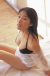 bed bikini blouse cleavage sato_hiroko see-through side-tie_bikini swimsuit rating:Safe score:1 user:nil!