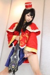 blouse cosplay da_qiao fan hat higurashi_ran miniskirt panties shin_sangoku_musou skirt rating:Safe score:4 user:nil!
