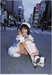 dress high_heels panties shihono_ryou toukyou_ryoukei upskirt rating:Safe score:0 user:mock