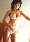 bikini cleavage le_soleil polka_dots side-tie_bikini swimsuit yasuda_misako rating:Safe score:2 user:nil!