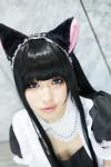 akiho animal_ears apron cat_ears cosplay inu_boku_secret_service maid maid_uniform shirakiin_ririchiyo rating:Safe score:0 user:pixymisa